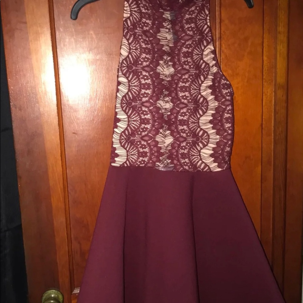 Maroon dress